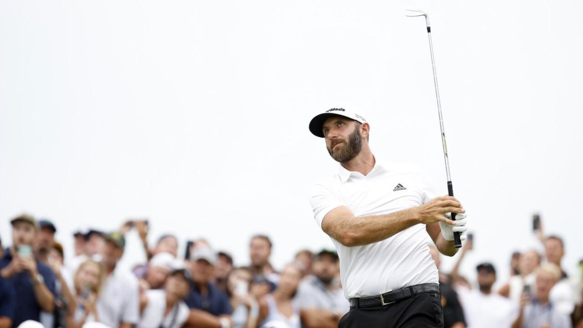 Golfer Dustin Johnson